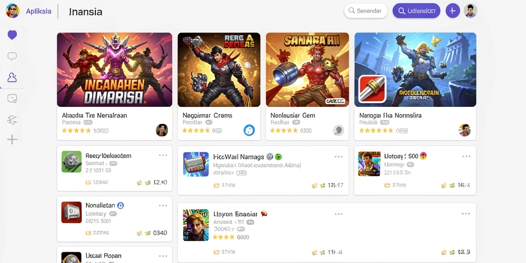 Tantangan dalam permainan yang semakin meningkat di setiap level.