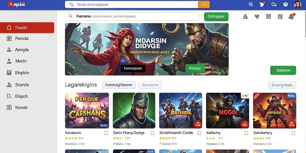 Tangkapan layar aksi seru dalam game.