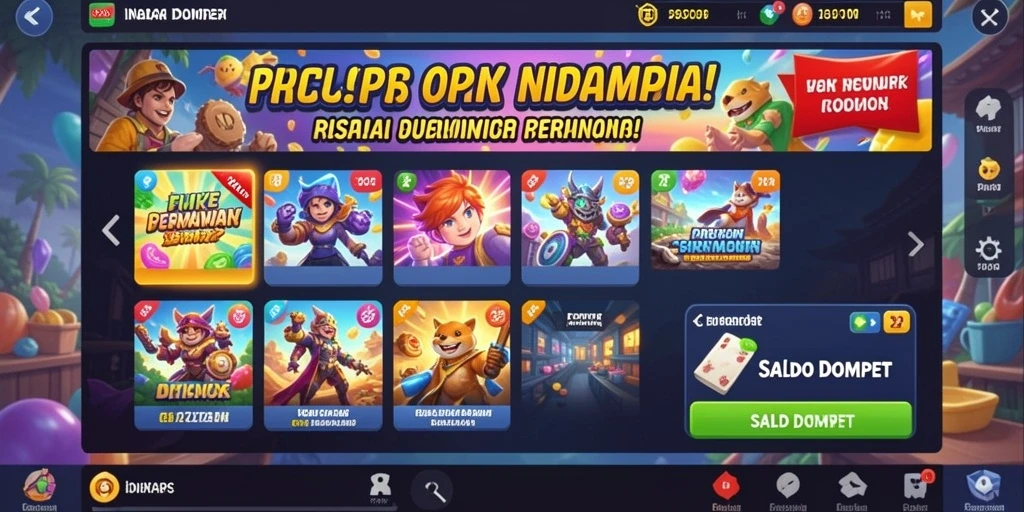 Sistem reward yang memotivasi pemain untuk terus bermain.